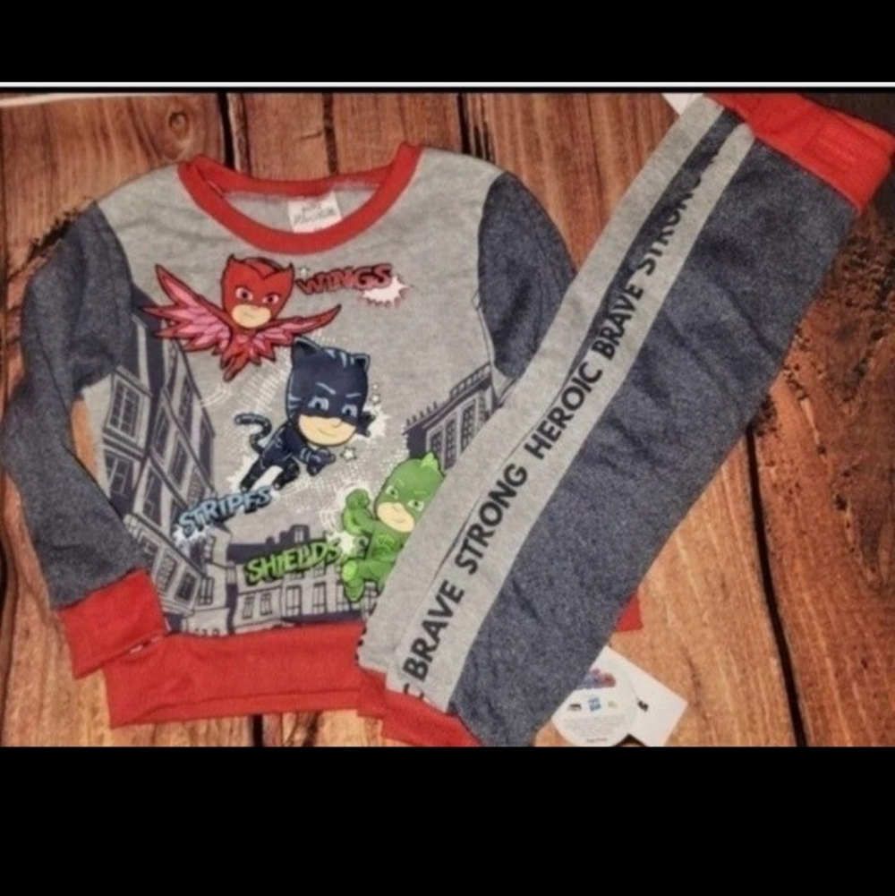Pj Masks Boys Jogger Set Outfit 4t Nwt